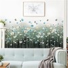 WOHAHA Wall Sticker, Plant, Stylish, Small, Daisy, Blue, White, Dancing