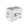 Kikkerland Foldable Sturdy Non- Slip Compact Lightweight Plastic Rhino II