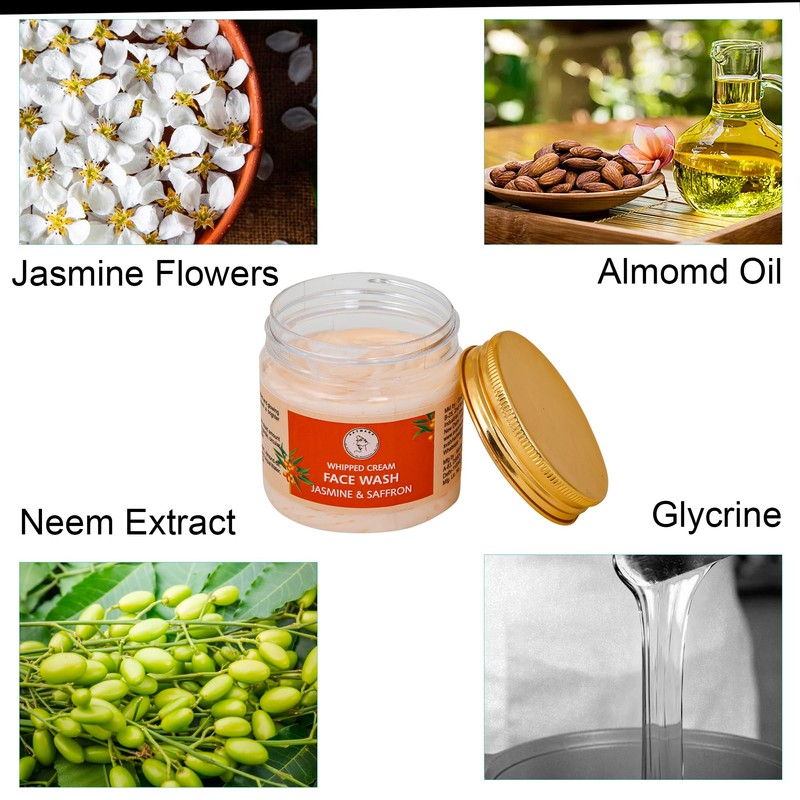 AATMANA Face Wash Jasmine & Saffron | Hydrating Face Wash