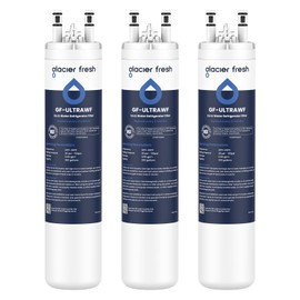 GLACIER FRESH Replacement for Frigidaire ULTRAWF,Pure Source Ultra, Kenmore 9999, 469999, 46-9999, A0094E28261 Refrigerator Water Filter,Pack of 3