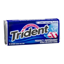 Trident Perfect Peppermint Sugar Free Gum (Case of 12)