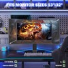 Computer Monitor Stand, Single LCD Computer Free-Standing Desk Stand Riser