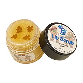 Diva Stuff Ultra Hydrating Lip Scrub for Soft Lips, Gentle Exfoliation, Moisturizer & Conditioner, ¼ oz - Made in the USA (Gingerbread Man)