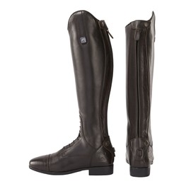 Dover Saddlery Riding Sport Ladies' Equestrian Field Boots, Size: 7, Slim, Color: Brown