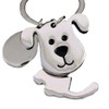 MY STAGE Keychain Key Ring Dog Dog Metal Silver Swinging