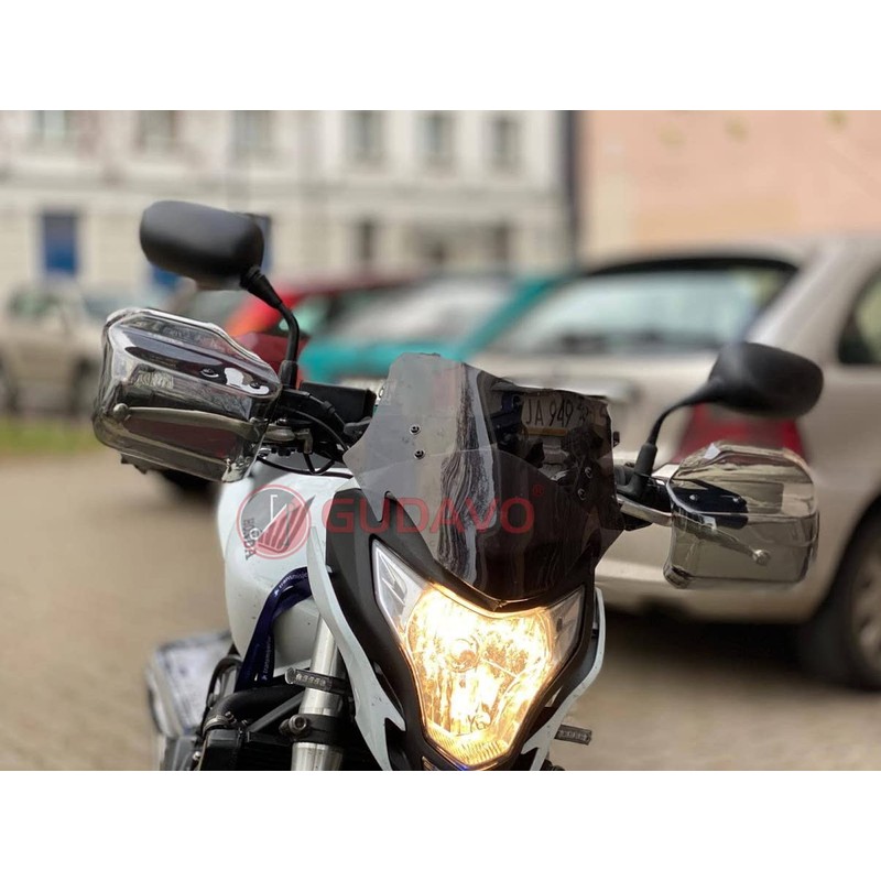 GUDAVO Universal Motorcycle Hand Guard, Steering Wheel Cover, Left and