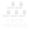 HOPESPANNER Plastic Hose Barb Fitting 5/16" Hose ID G3/8 Male