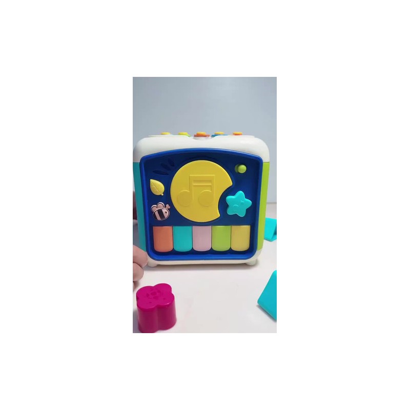 Cubo Didáctico De Actividades Montessori 6 En 1 Para Bebés