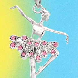 Necklace - Crystal Type: Pink Ballerina