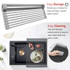 MERRYBOX Roll Up Dish Drying Rack, Over The Sink Dish