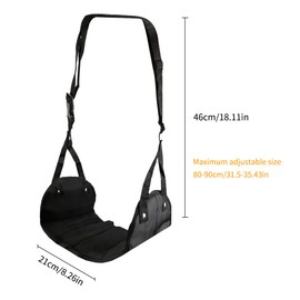 Tabanzhe Airplane Footrest - Adjustable Foot Hammock for Ultimate Comfort on Long Flights, Plane Travel Foot Rest - Enhance Your Journey with Relaxation and Support