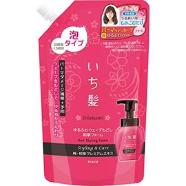 Ichikami Yurufuwa Wave Modoshi Japanese Grass Foam Refill, 10.1 fl oz (300 ml)