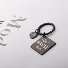 Best Uncle Ever Gifts for Uncle Christmas Birthday Gifts for Uncle Keychain for Men Uncle I Love You Gifts for Him Uncles Uncle Thank You Gifts for Uncle Announcement Gifts for Brother from Sister