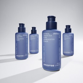 Innisfree [Double Set] Innisfree Retinol Green Tea PDRN Skin Booster Toner 170ml, 2 Pcs