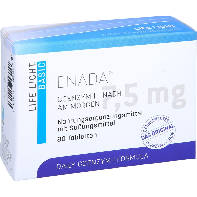 LIFE LIGHT ENADA Coenzym1-7,5mg (für die Energieproduktion und die Immunabwehr,