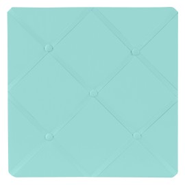 Turquoise Blue Fabric Memory/Memo Photo Bulletin Board by Sweet Jojo Designs