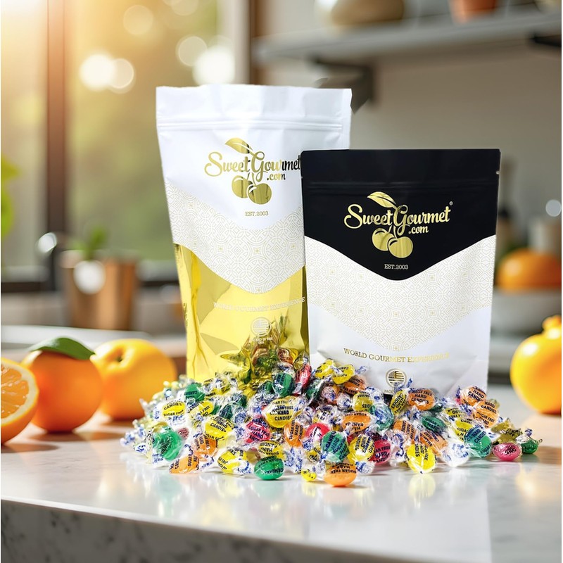 SweetGourmet Sugar-Free Assorted Fruits Hard Candy | 4 Flavors |
