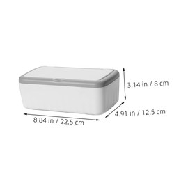 CAXUSD Wipe Dispenser Tissue Box Cover Modern Flushable Wipes Container for Living Room