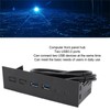 TXD167 5.25 Inch Front Panel USB Hub Dual Port 5Gbps