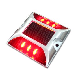 Road Indicator Light, High Brightness LED, Self-Luminescent Road Tack, Curb Riv, Gaze Guidance Light, Solar Automatic Charging, Lawn Lamp, Sidewalk Light, LED, Road Lighting, Pole, Center Line, Curb, Reflector, Gaze Guidance, Joining Belt, Safety, Should