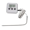 iplusmile BBQ Thermometer with Temperature Alarm Function Multipurpose Food Thermometer