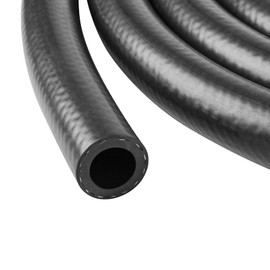 3/8 Inch (10mm) ID Fuel Line Hose 10FT NBR Rubber Push Lock Hose High Pressure 300PSI for Automotive Fuel Systems Engines with 12 Clamps