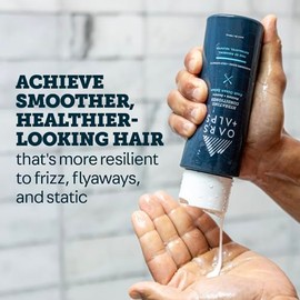 Oars + Alps Mens Sulfate Free Hair Shampoo and Conditioner Set, Naturally Derived Hair Care Infused with Kelp and Algae Extracts, Fresh Ocean Splash, 12 Fl Oz Each