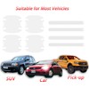 QIOON 8 Pcs Car Door Handle Protectors - Transparent Waterproof