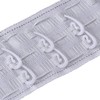 White Plastic Curtain Hooks for Window Curtain, Door Curtain and