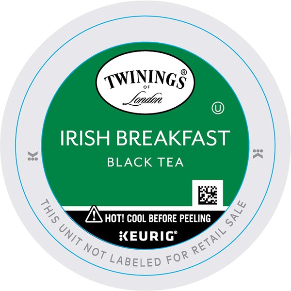 Twinings of London Irish Breakfast Tea K-Cups for Keurig, 24 Count
