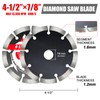 JINSINA 4.5” Diamond Saw Blades for Angle Grinder, Segmented Concrete