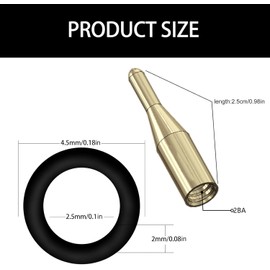 ZhangyiHot 100Pcs Dart Shaft Accessories O Rings for Dart Shafts Replacement Dart Shaft Rings Dart Flight Securing Rings Dart Shaft Lock Rings Rubber O Rings for Darts Darts and Equipment