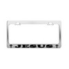 Product Express Jesus License Plate Frame Chrome Metal Car Accessories