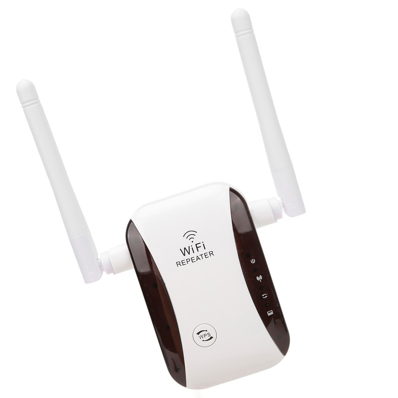 WiFi Range Extender 300mbps 2 Antennas Wireless Signal Repeater Amplifier