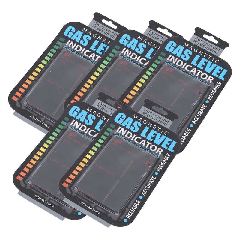 5pcs Gas Level Indicator Portable Magnetic Propane Fuel Level Indicators