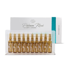 PLATINUMMAX 50 Ampolletas SlimFit 5 ml cu  Frmula Reductiva con CLA, Alcachofa y L-Carnitina para Tratamientos Corporales y Faciales Presentacin de...