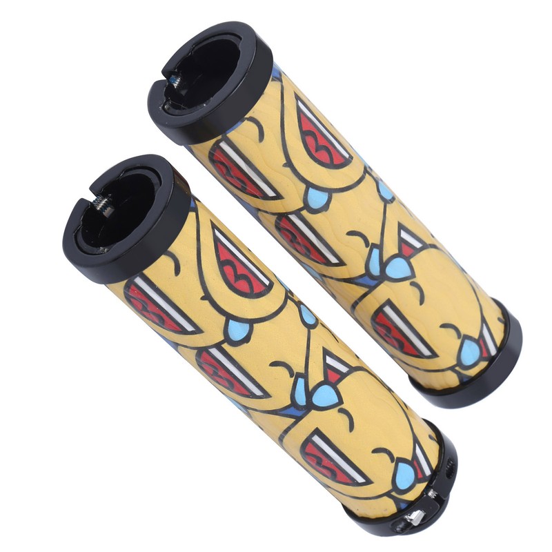 Handlebar Grips Fashionable Pattern Comfortable Cycling Equipment for Mountain BikesC