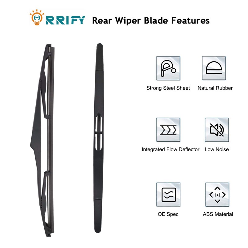 ORRIFY 13" Rear Windshield Wiper Blade for Jeep Wrangler 2007-2018