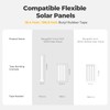 BougeRV Flexible Solar Panel Waterproof Butyl Rubber Tape, for Yuma