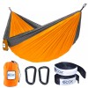 ecox Outdoors parachute Hammock Single with 2 Tree Straps, Portable