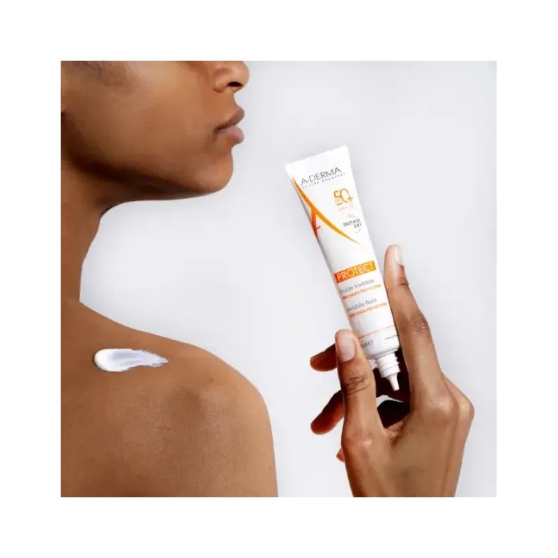 Protector Solar A-derma Fluído Invisible Fps50+ 40ml