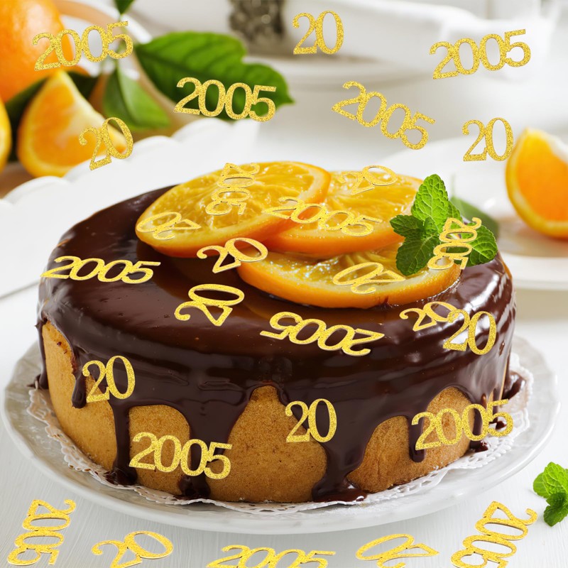 Confetti 20th Birthday Decoration, Pack of 100 Table Decoration Birthday