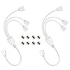 DOITOOL RGB Led Strip Splitter Cable Kit 2 Way Splitter