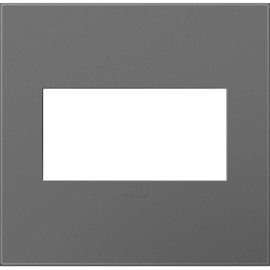 Adorne AWP2GMG4 2-Gang Wall Plate in Magnesium