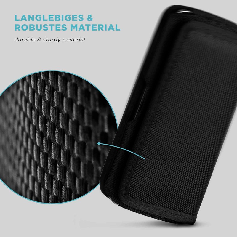 moex Mesh Case für Wiko Lenny Gürteltasche mit Klettverschluss horizontal,