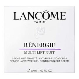 Lancôme Rénergie Multi-Lift Night Cream - Crema Facial Hidratante de Noche Antiedad, con Ácido Hialurónico y Péptidos, Reafirma, Redensifica y Suaviza Líneas de Expresión, Para Rostro y Cuello, 50 ml