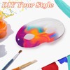 12 Pcs Paper Art Masks DIY Blank Masks DIY Painting