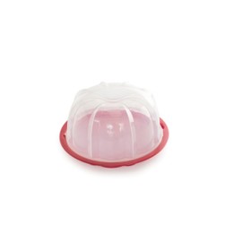 Nordic Ware Translucent Bundt Keeper, Red