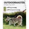 OutdoorMaster Bungee Dog Leash, Heavy Duty Dog Leash with Shock