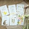 Geschenkhaltig Easter Cards Set of 12, Card Set for Easter,
